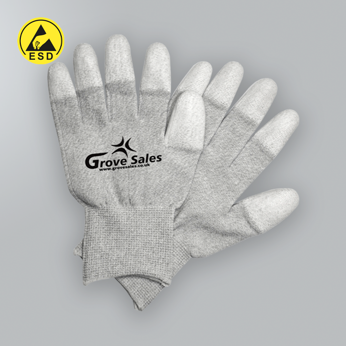 Carbon Knitted Gloves - 1 Pair ESD Carbon Knitted Gloves - 1 Pair ESD